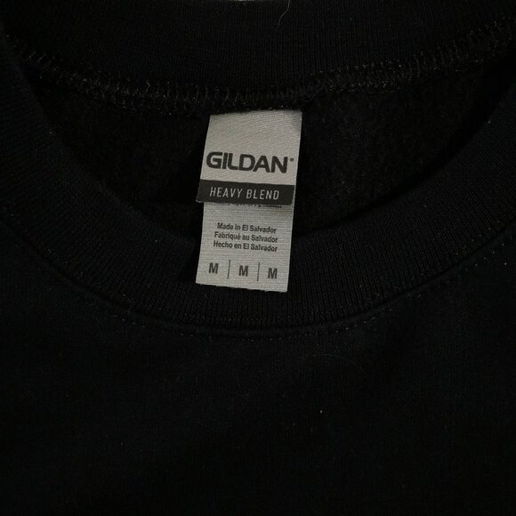Gildan Hoodie Womens Size M Black Certified Beauty Pullover Sweatshirt - Picture 5 of 7